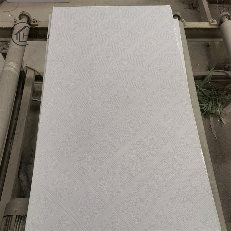 PVC Gypsum Ceiling Panel with Aluminum Foil Back