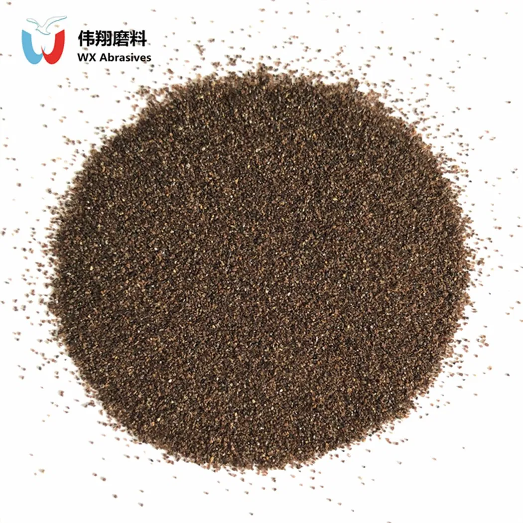 Гранатовая дробь коричневая 30-60# для пескоструйки