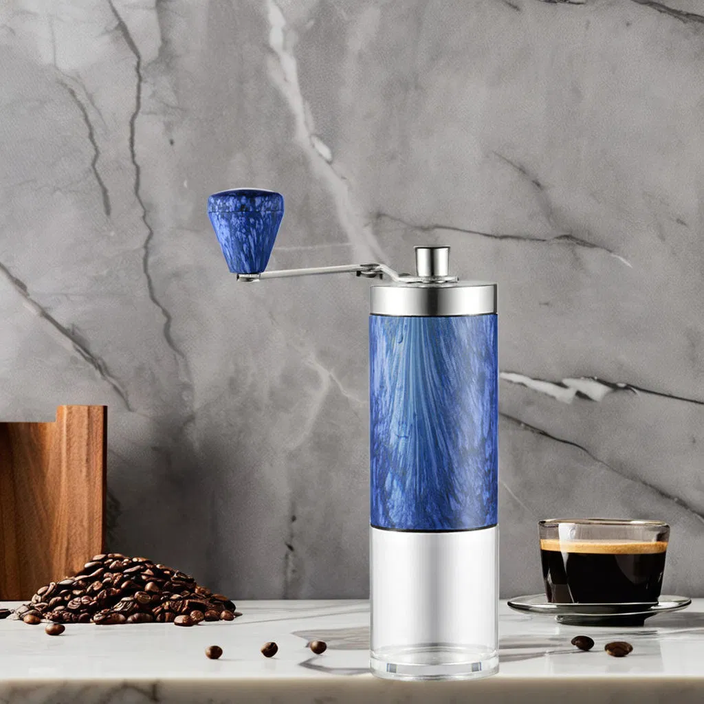Portable Stainless Steel Manual Coffee Grinder Mini Manual Coffee Grinder Suitable for Outdoor Travel