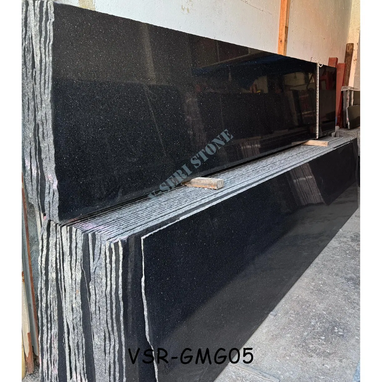Hot Sale Granite Marble Black Galaxy Granite Tombstone Slab for Cemetery