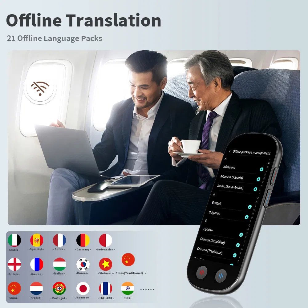 High-Accuracy Ai Voice Language Translator Device for International Meetings