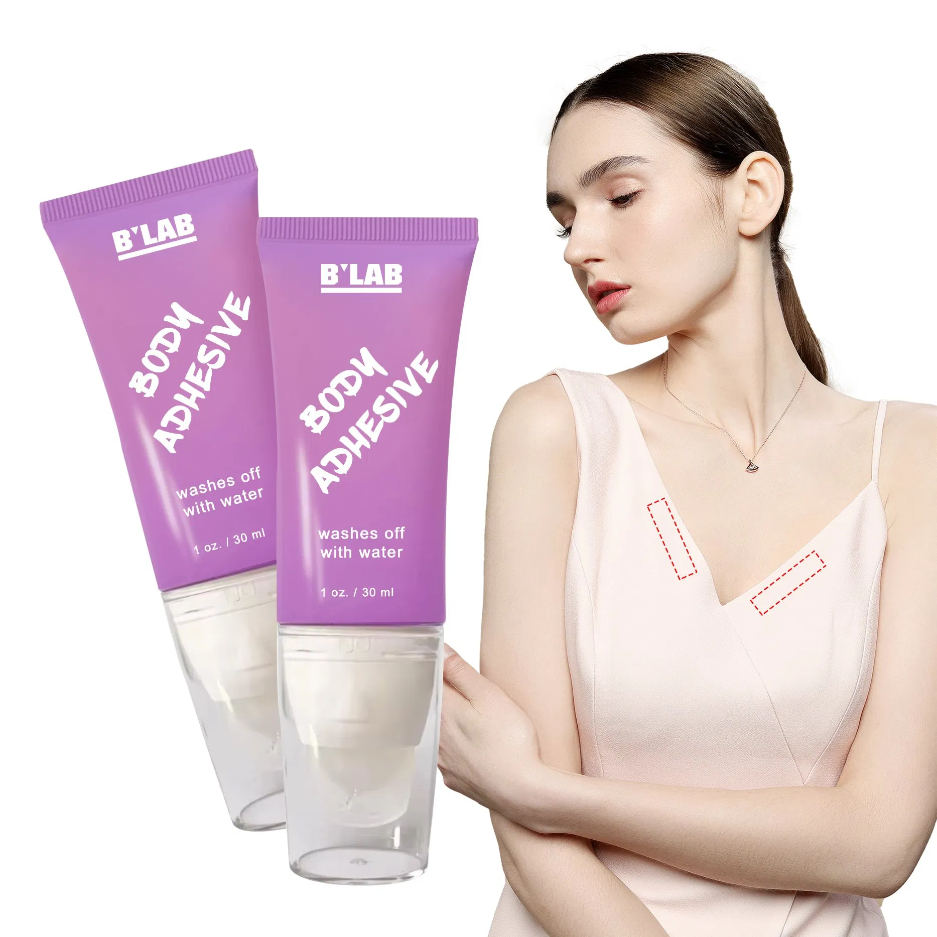 Private Adhesive Label Garment Glue Stick Clothing Bra Liquid Skin Body Glue