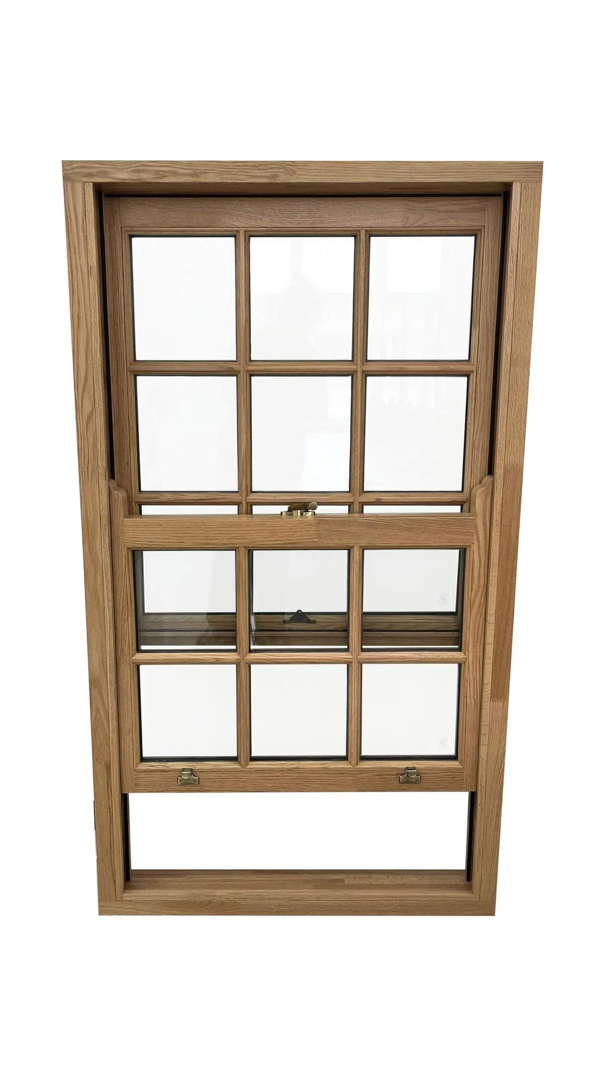 Penjoy Wood Windows Customized Double Glazed Hung Windows for Home