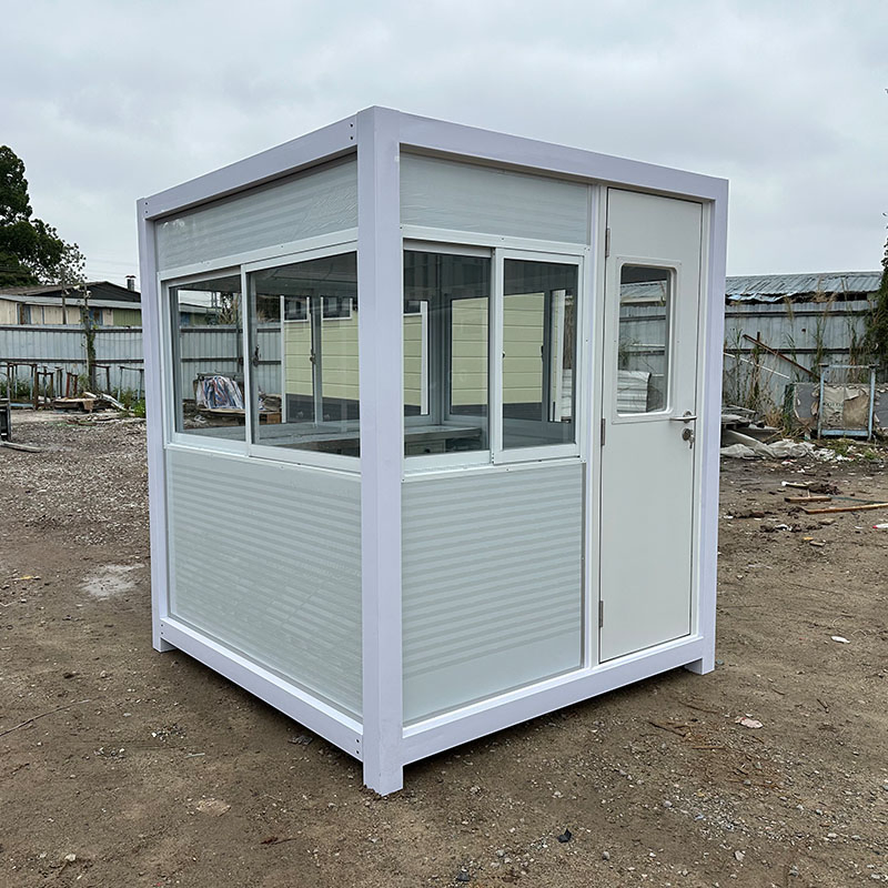 White Color Steel Structure House Guarding Security Guard