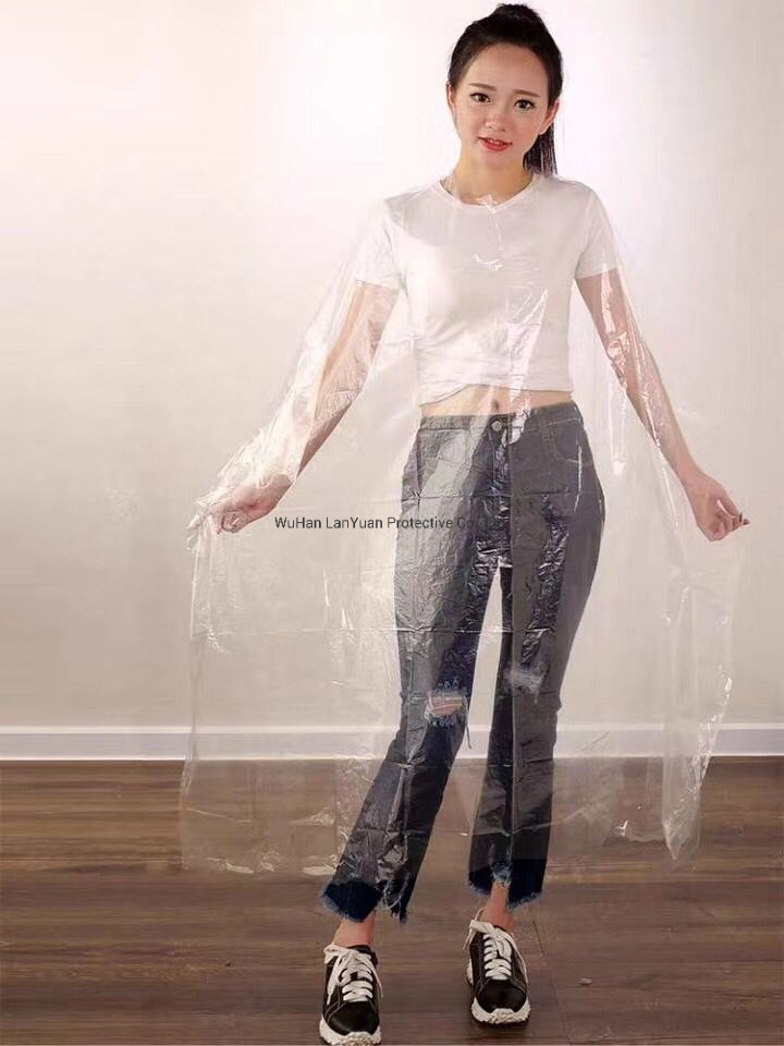 Одноразовая накидка для волос PE