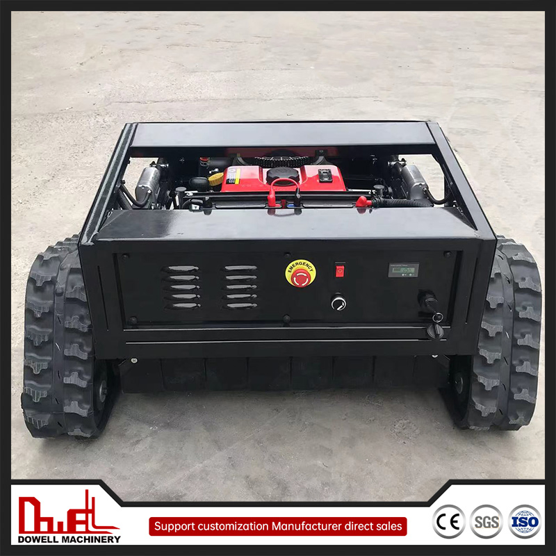 Гибридный газо-электрический радиоуправляемый фрезерный сенокосилка