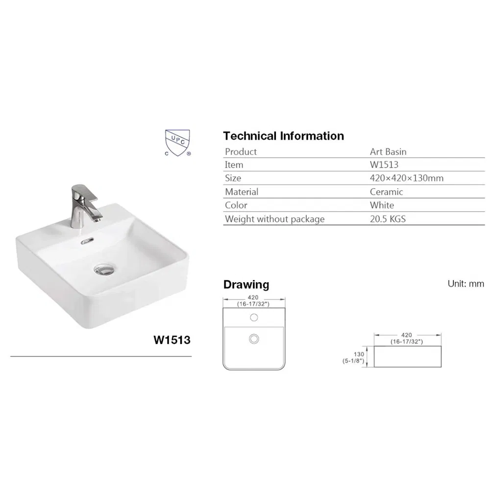 Bathroom Wash Basin for Bathroom Vessel Sink Countertop Porcelain Lavabo