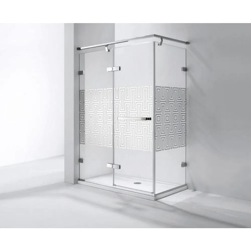 Easy Clean Sliding Luxury Aluminum 6/8mm Tempered Glass Shower Enclosure