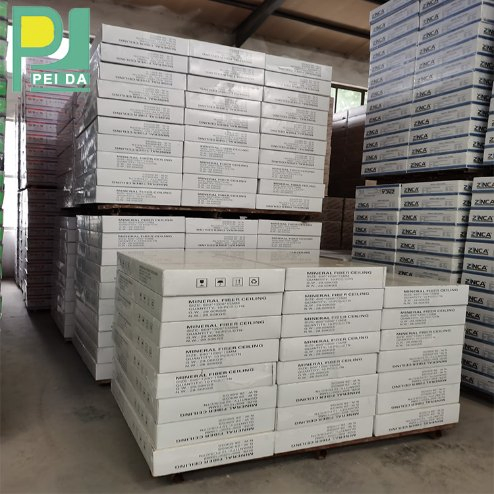 Factory Price Waterpproof Mineral Fiber Ceiling Acoustical Suspended Ceiling Tiles