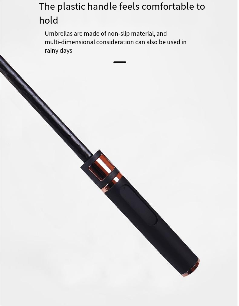 Long Handle Korean Small Fresh Plain Umbrella with Customized Logo