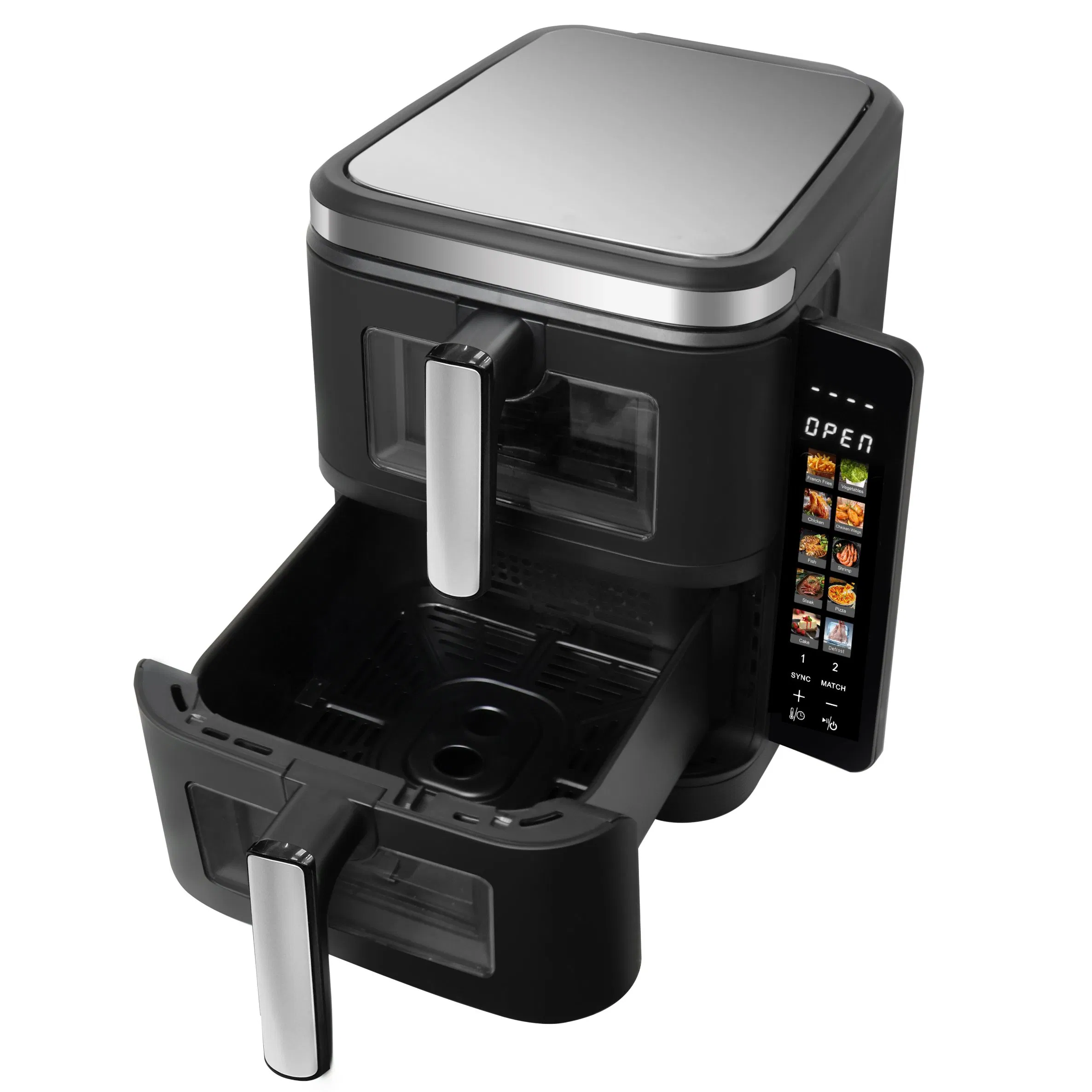 11L Double Basket Air Fryer 2025 New Model Large Capacity High Quality Visual Window Hot Sale