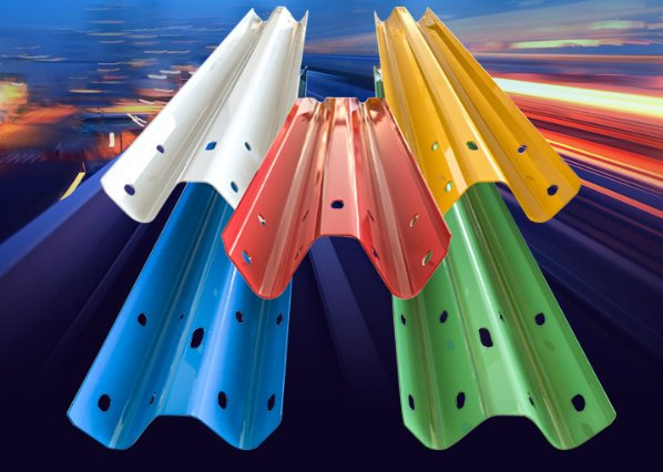 Road Traffic Safety Galvanized Steel Guardrail Highway Guardrails