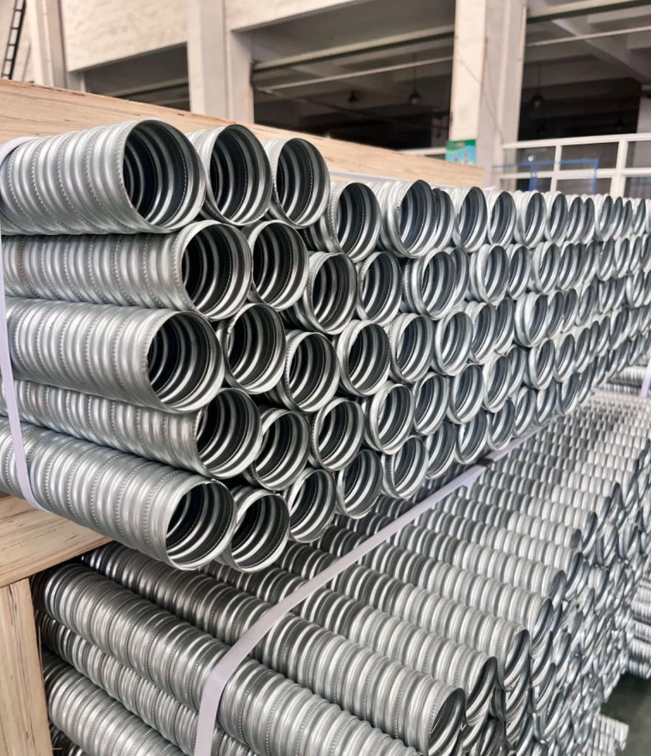 Durable 55mm Prestressed Metal Corrugated Pipe for Construction