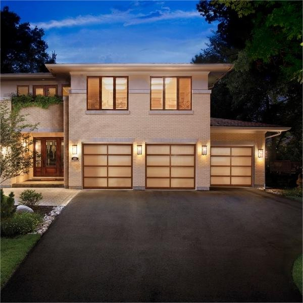 Cbmmart Custom Garage Metal Door Luxury Smart Electric Double Garage Door
