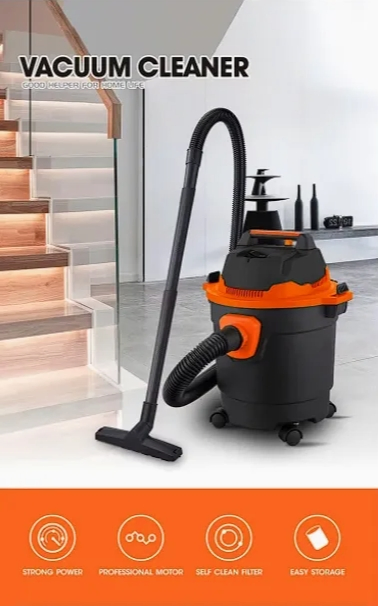 Industrial12L Wet Dry Vacuum Cleaner for Floor Cleaning Professional