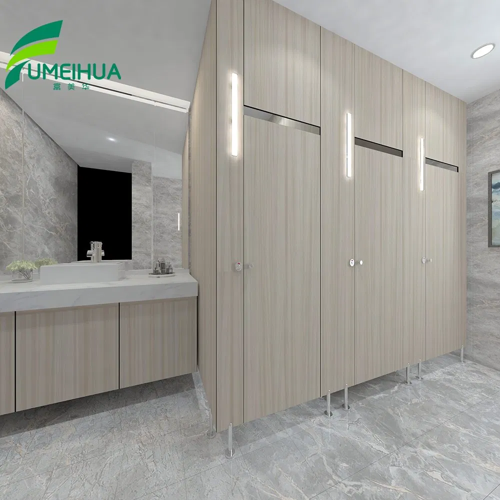 Floor to Ceiling HPL Honeycomb Toilet Cubicle Partition