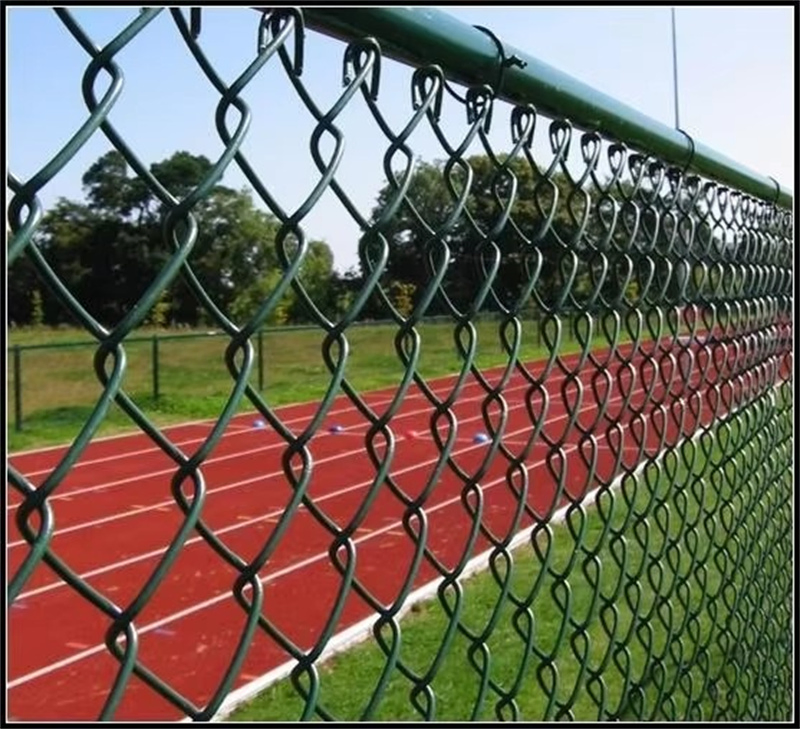 6FT Black Chain Link Fence Galvanized Chain Link Fence Rolls Chain Link Wire Mesh Fence