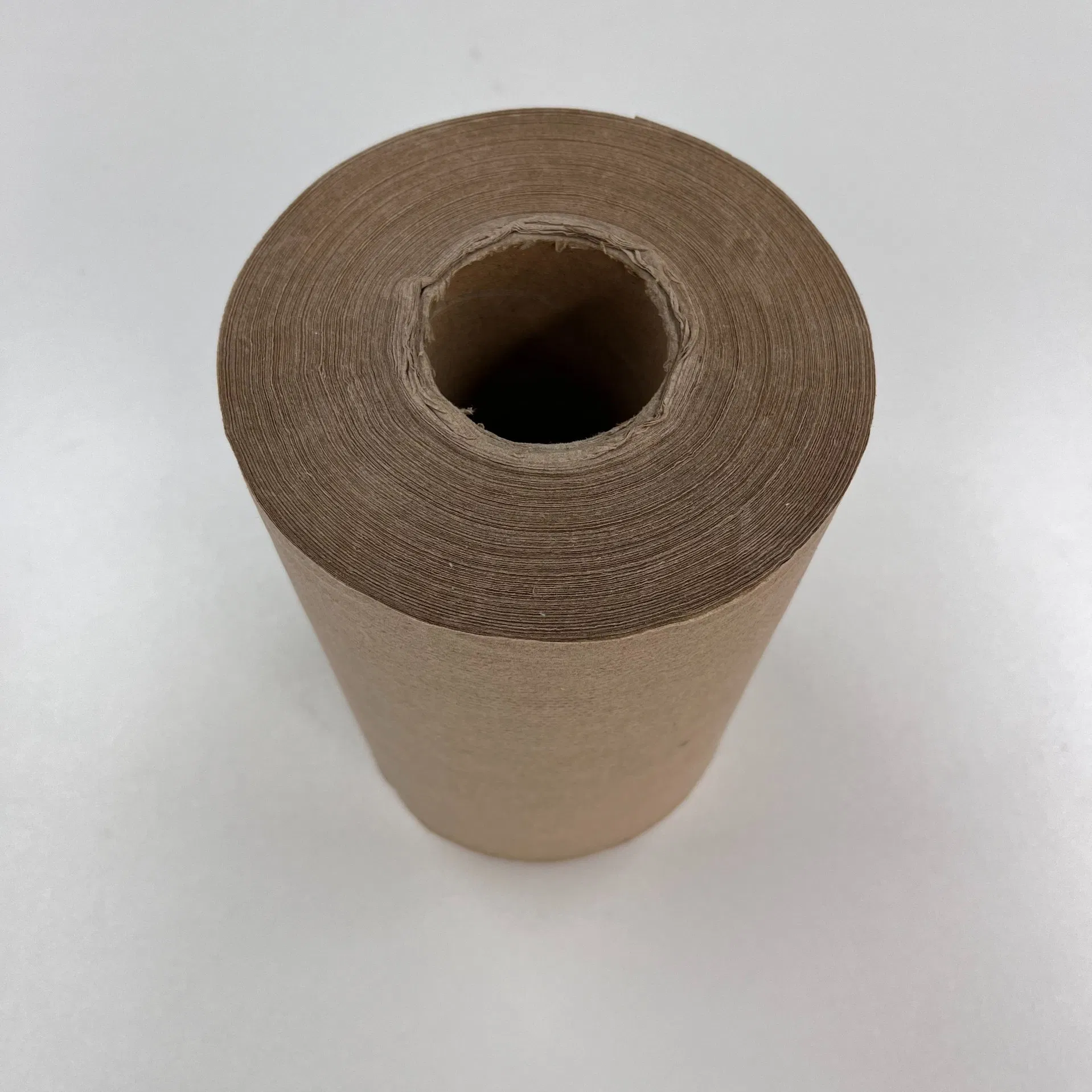 Kitchen Jumbo Roll 1ply 45GSM Unbleached Kraft Recycled Pulp Paper Towel Roll