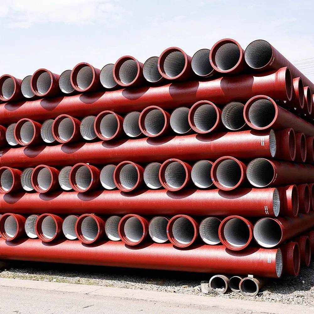 Long Lifespan 5700mm-6000mm Length Sand Cast Ductile Cast Iron Pipe