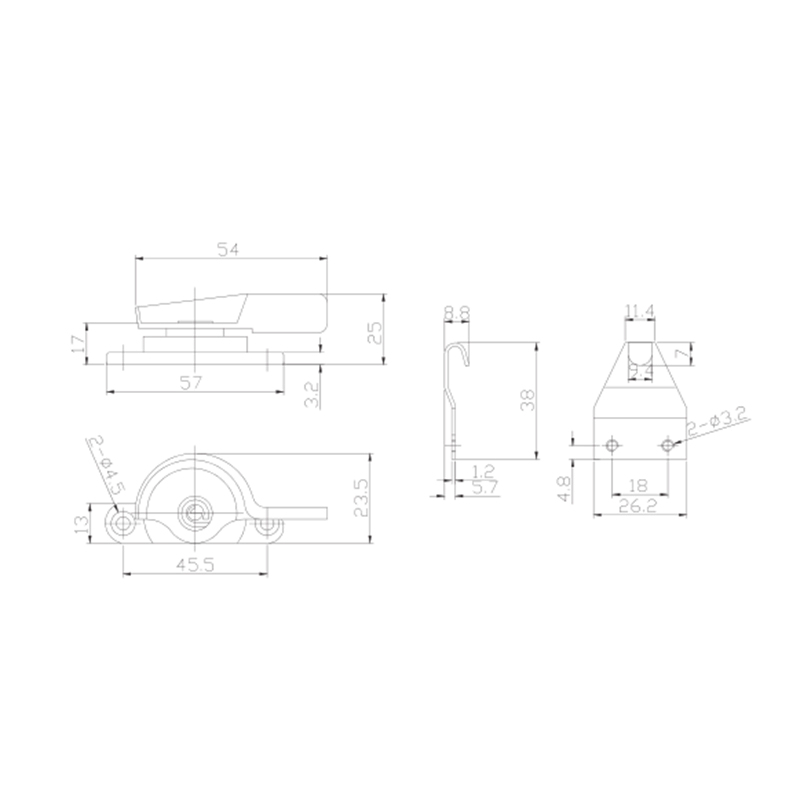 Sliding Aluminium Window Grey Lock Sb001