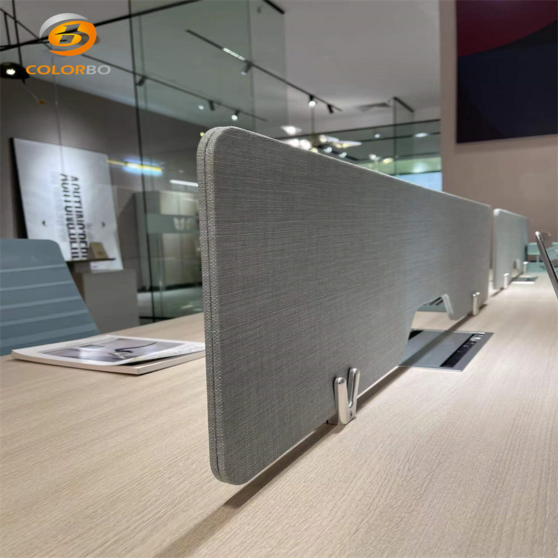 Flame Retardant Sample Provided Computer Table Acoustic Desk Screen with Good Service