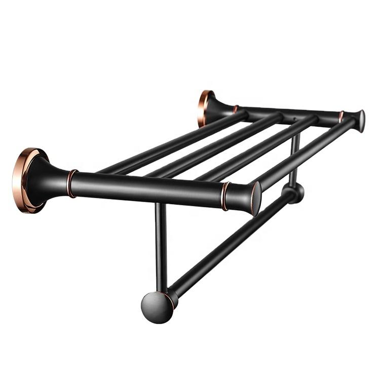 Настенный полотенцедержатель Royal Bathroom, античный черный