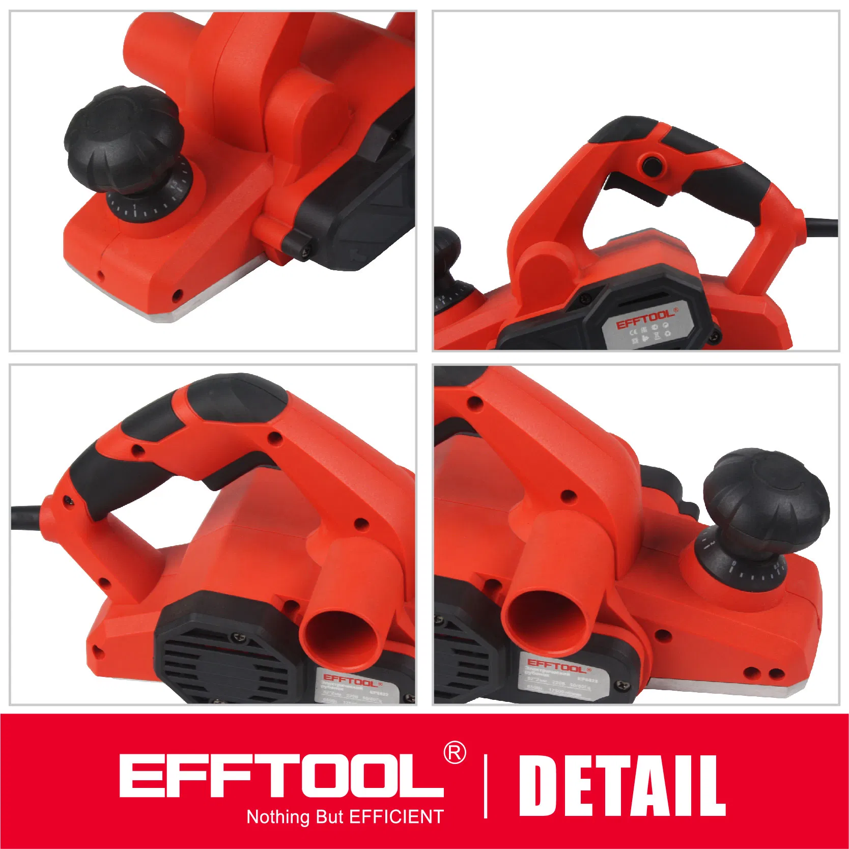 Электрорубанок Efftool EP6822, 650Вт