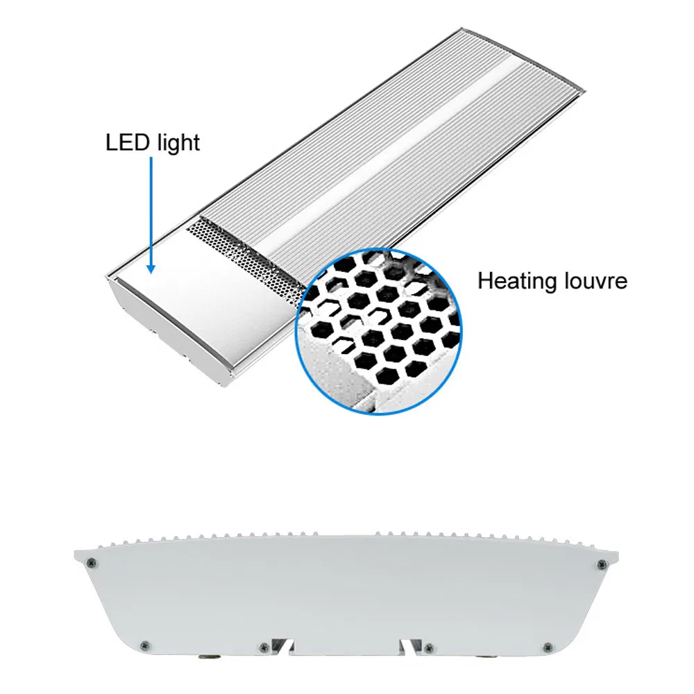 2000W Bathroom Heater with LED Light