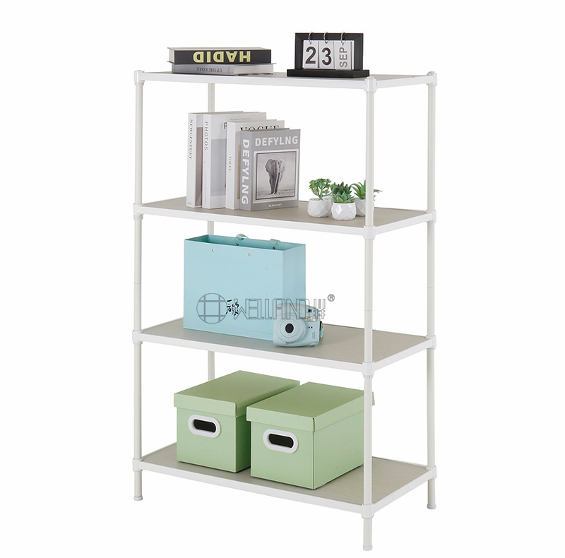Vertical 5 Tiers Flower Plant Rack Stand Bamboo Fiber Board Display Shelving for Home