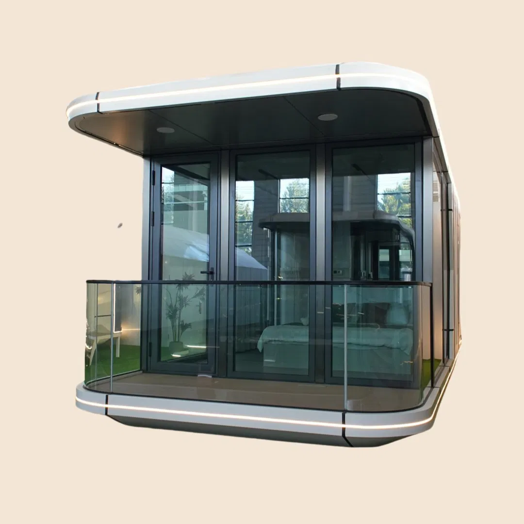 Modular Modern Prefabricated Outdoor Portable Mobile Vessel Space Capsule Hotel Container House Customize Tiny Homes Outdoor Prefab House Luxury Space Capsule