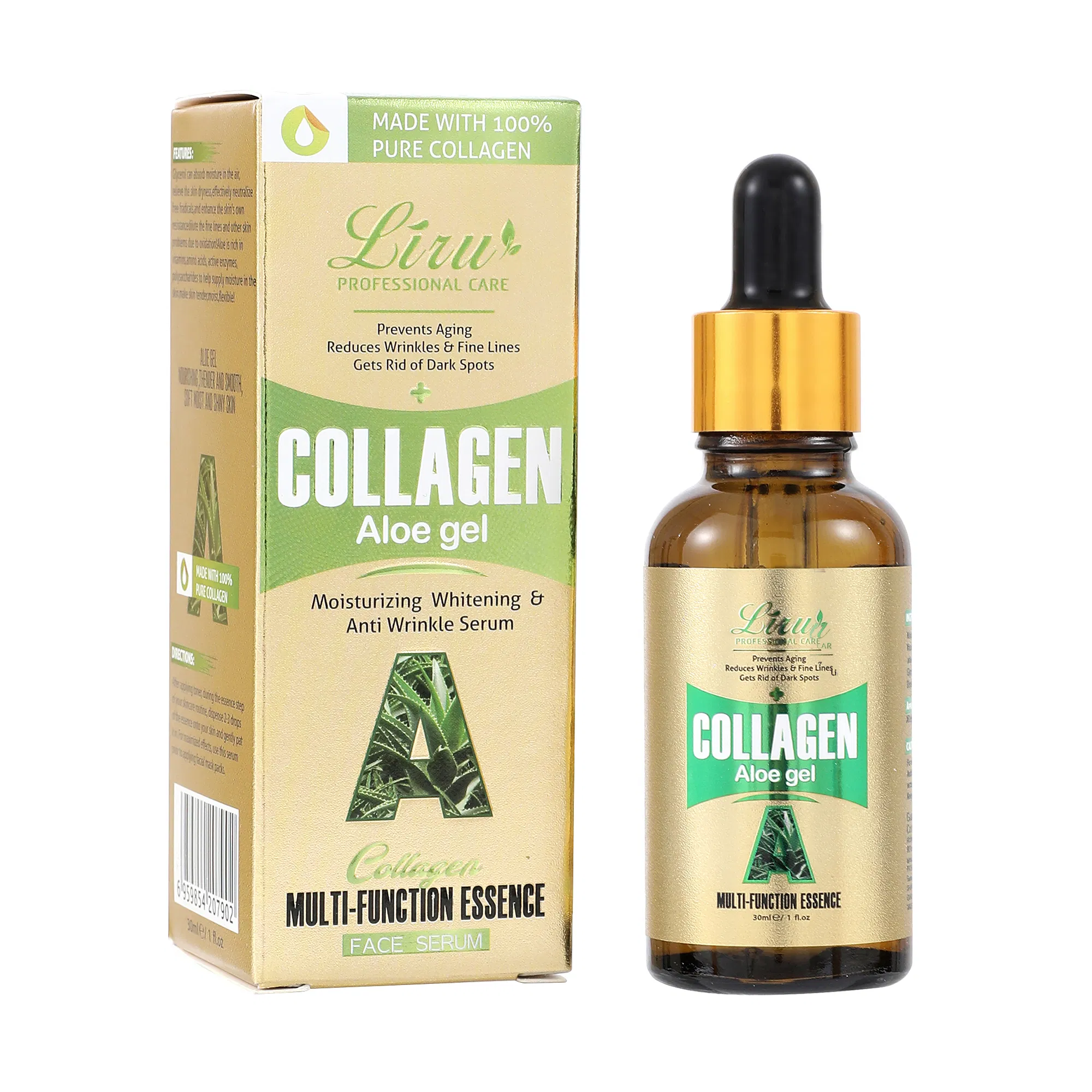 Hydrating Nourishing Facial Skin Care Essence Hyaluronic Acid & Aloe Vera Soothing Face Serum