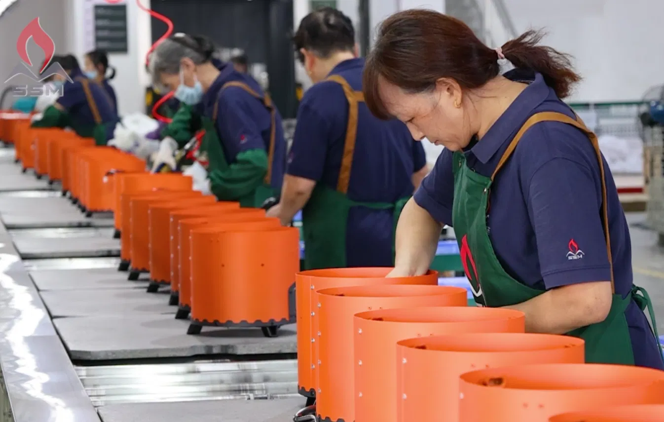 Металлическая угольная печь для дома