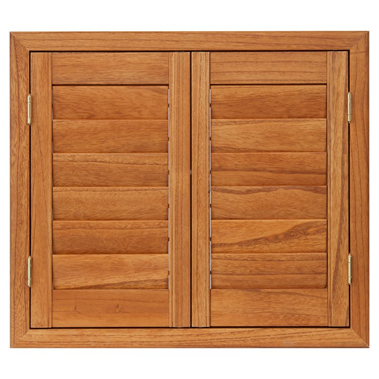 Home Decoration PVC Plantation Shutters Louver Window Shutter