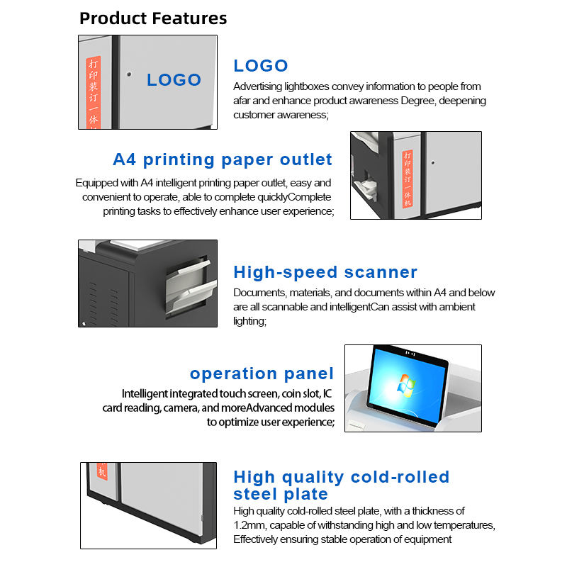 15-Year Self-Service Hardware Manufacturer OEM/ODM Self Service Kiosk with Printer Kiosk Touch Screen with Printer Self-Service A4 Printing