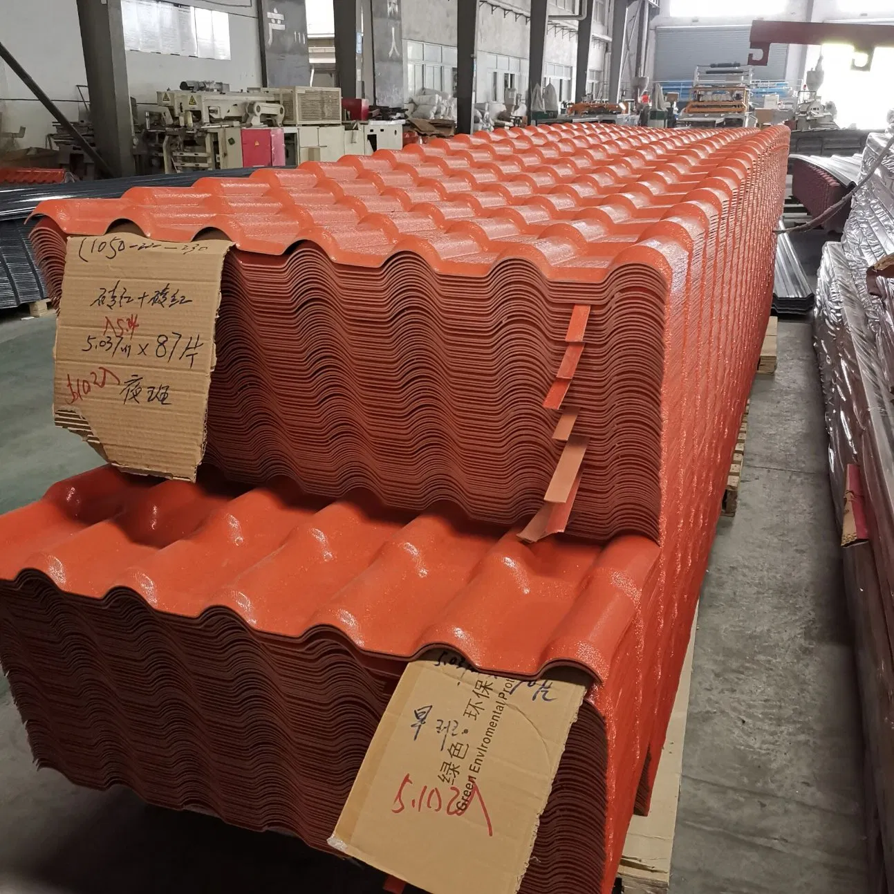 50 Years Life Time Easy Install ASA Coated Plastic Synthetic Resin Roof Tile