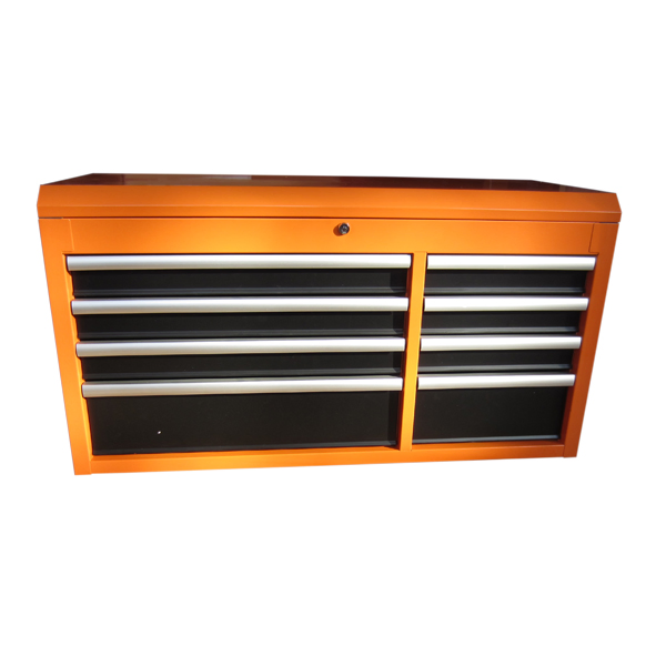42in 11 Drawer New Design Cheap Orange Metal Roller Cabinet