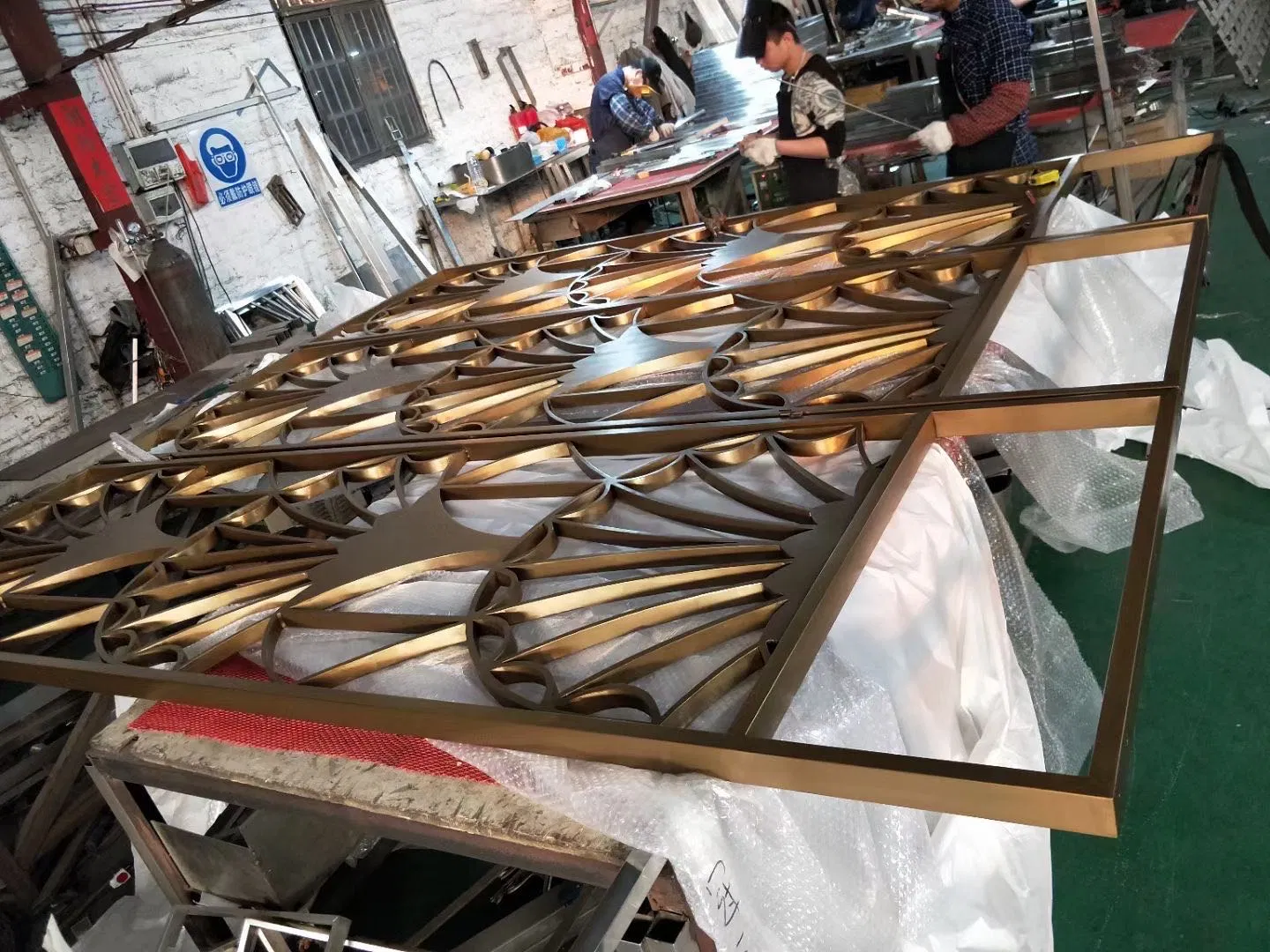 Customized Metal Room Divider Decorative Outdoor Garden Art Corten Steel Screens Panels