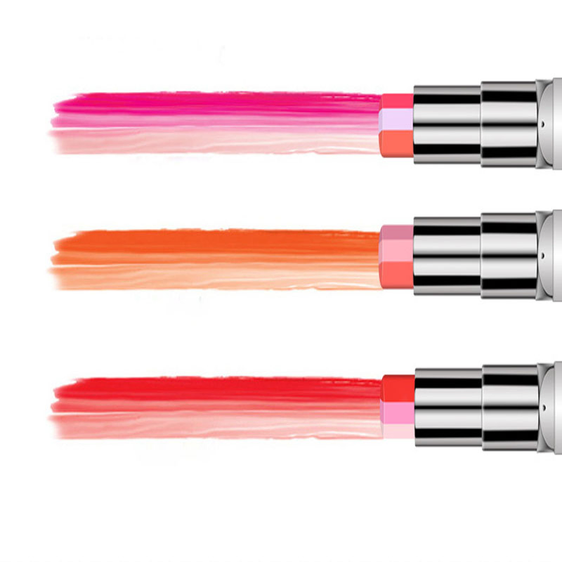 OEM Moisturizer Lipstick Makeup Beauty Gradient Color Korean Style Two Color Tint Lip Stick Lasting Waterproof Lip Balm