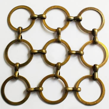 Handmade Stainless Steel Metal Ring Mesh