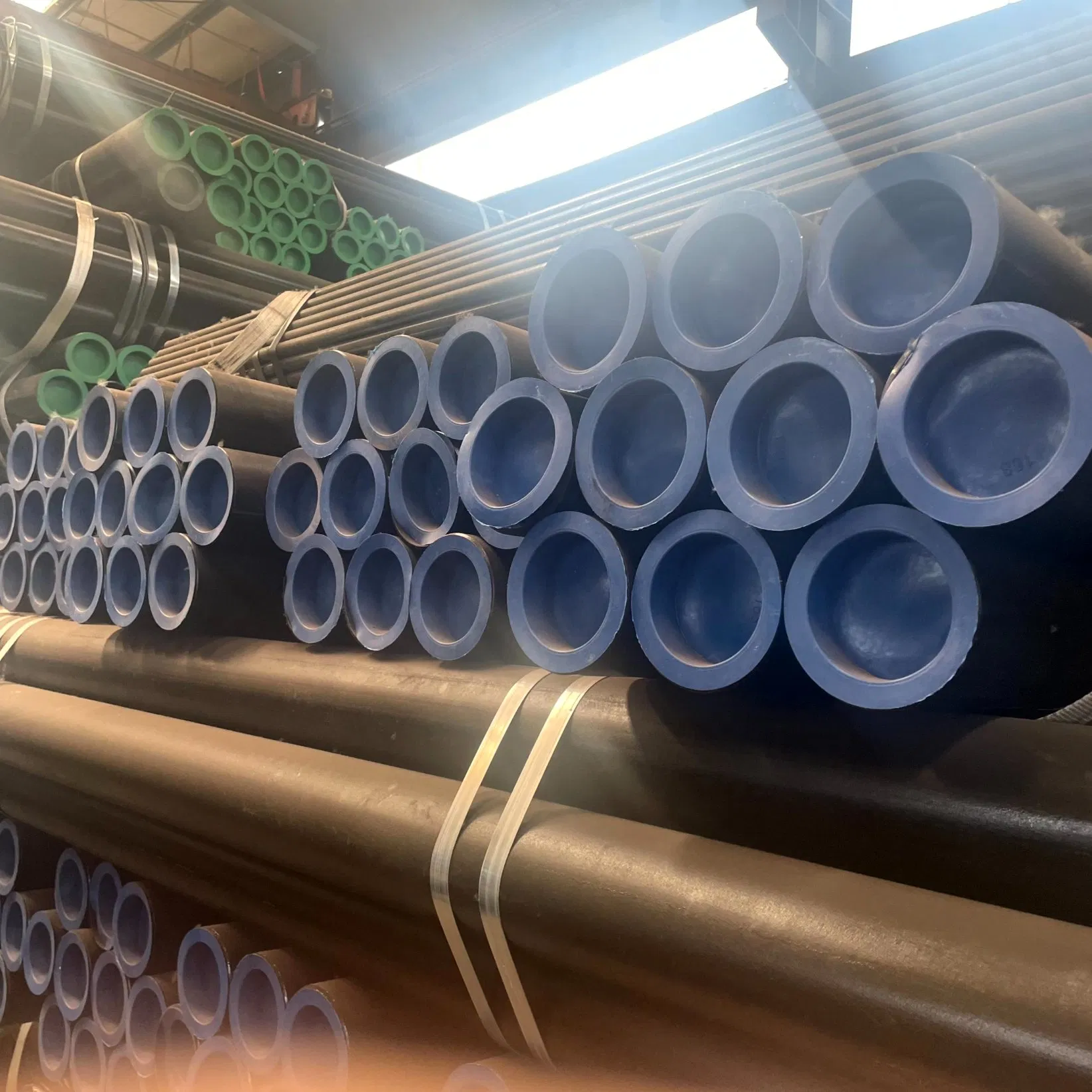 Seamless Round Pipe with Surface Treatment for Oilfield Machinery