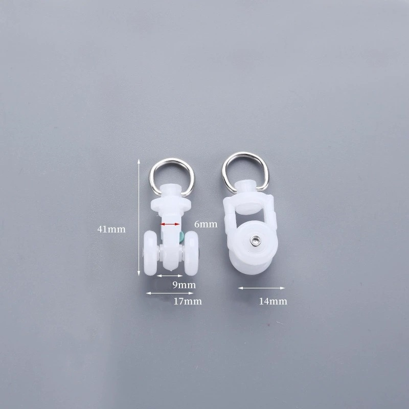 Punch-Free Curtain Pulleys, Track Direct Buckle Design