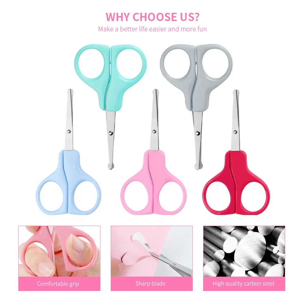 Baby Cordless Nose Hair Beard Barber Eyebrow Trimmer Kids Body Eyelash Nail Safety Brow Scissors Clipper