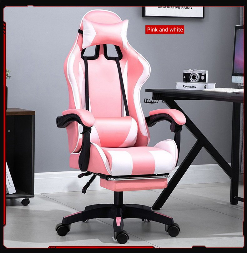 Customized Logo and Design Home Office Room Computer Swivel Gaming Chair with Footrest