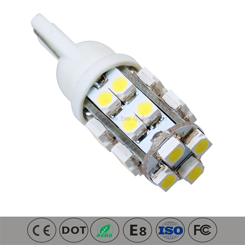 Светодиодная лампа T10 SMD для авто (T10-WG-020Z3528)