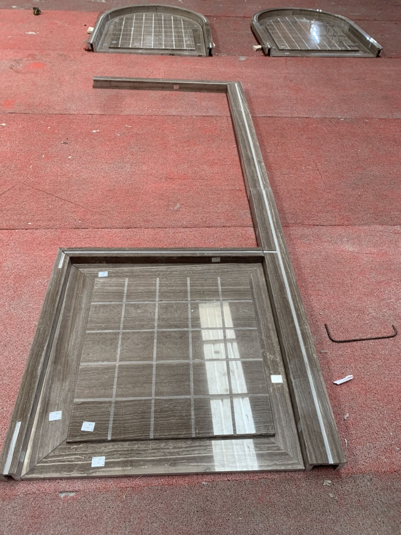 The Custom Made Anit-Slippy Marble Tiles for Bathroom Shower Flooring