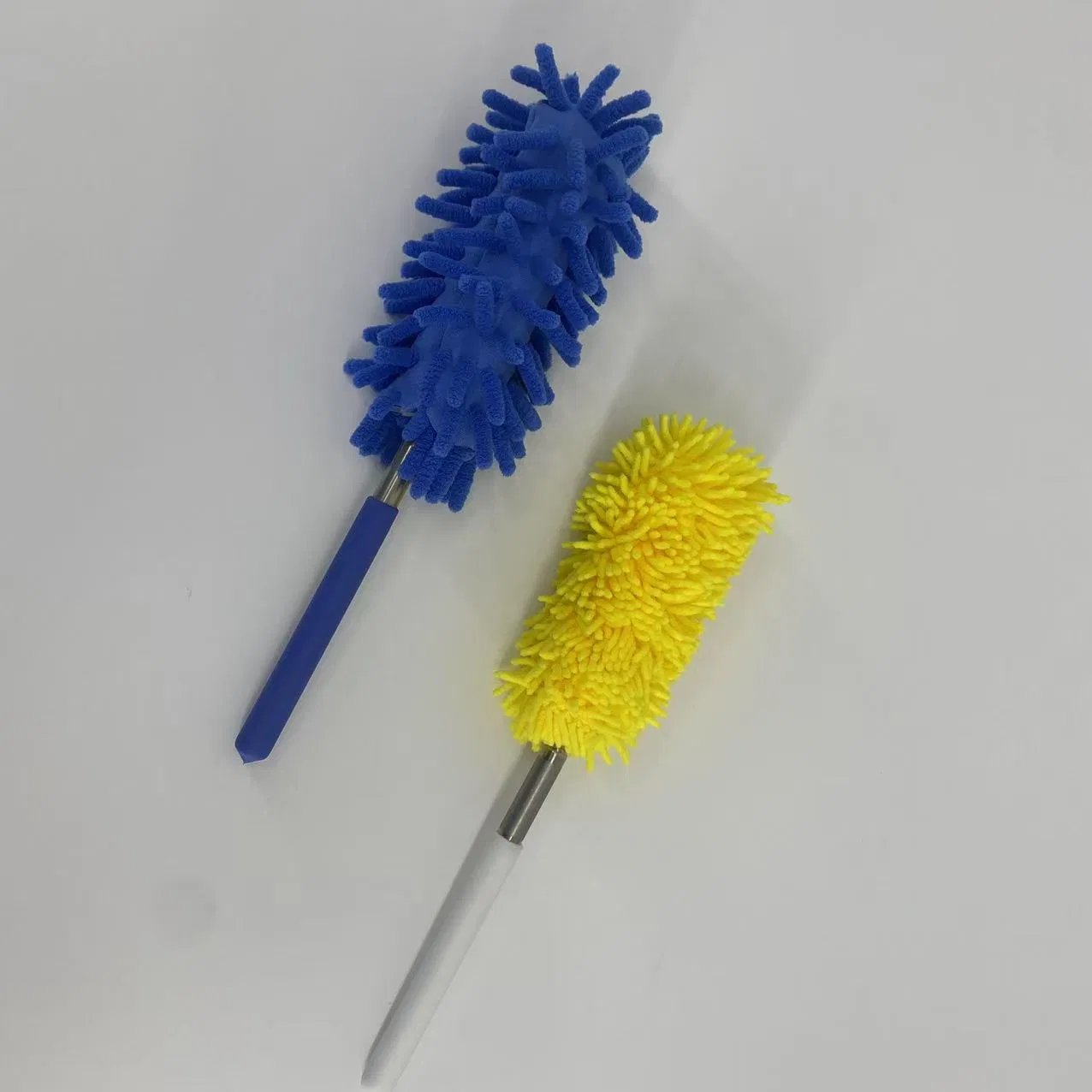 Home Cleaning Mini Chenille Duster with Stainless Steel Handle Microfiber Duster for Cleaning, Clean up Hand Washable Dusters