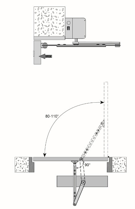 European Design Automatic Swing Door Opener for Easy Access