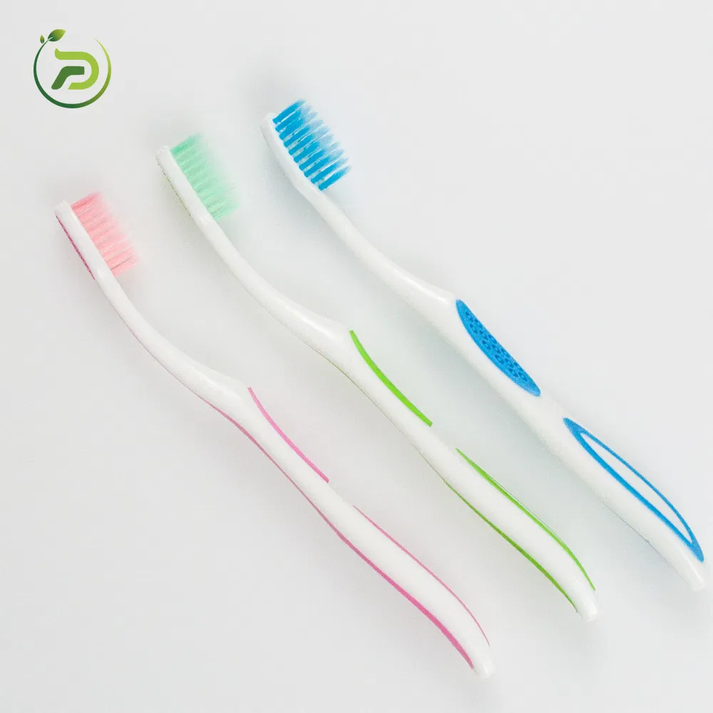 ISO Approved Manufacturer OEM Plastic Nylon Charcoal Adult Manual Toothbrush