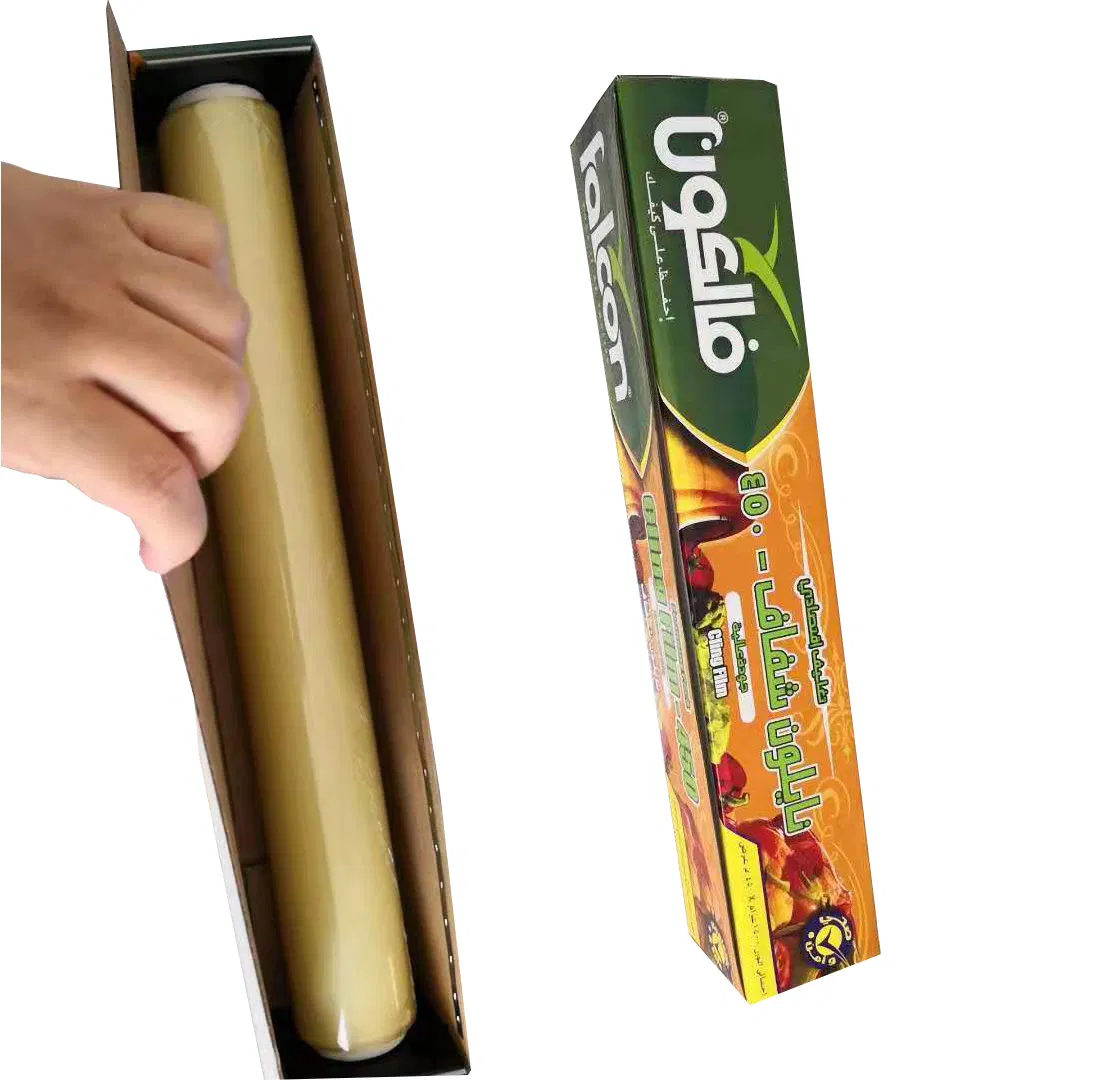 Keep Food Fresh Plastic Wrap / PVC Cling Film Jumbo Roll for Food Grade / Soft Food Wrapping