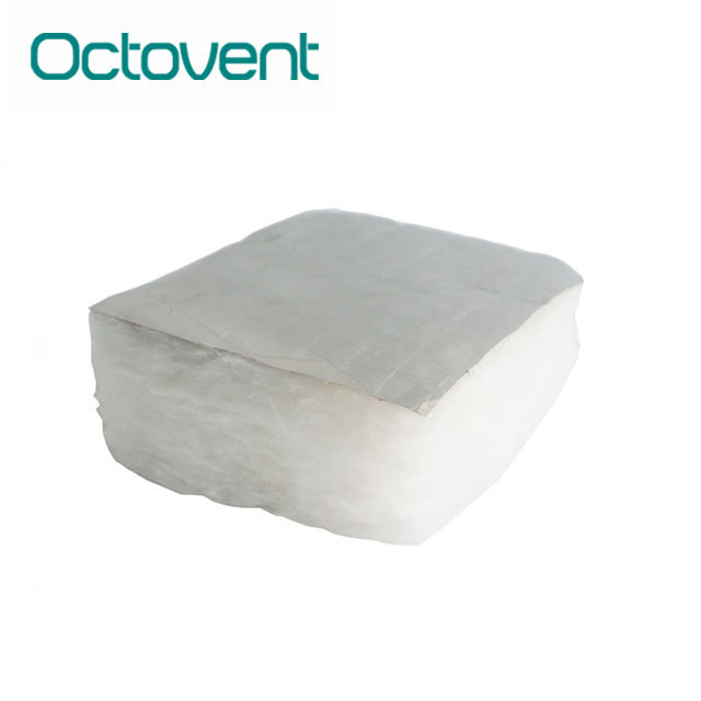 25/50/100mm Thickness Heat and Cold Insulation Fiber Sound-Proof Ventilation Duct Foam Glass Wool